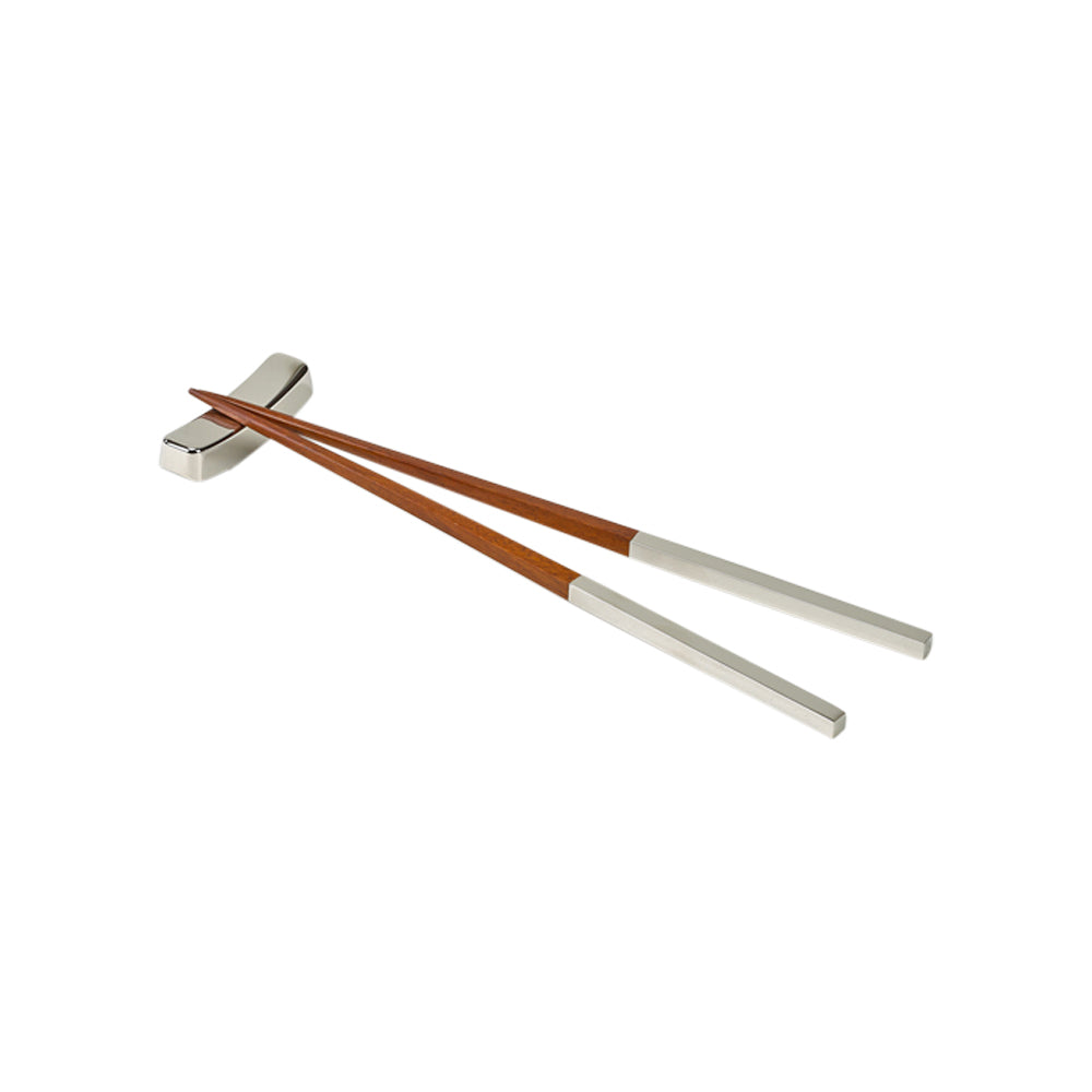 Pr 9" Chopsticks W/rect Rest Np-1