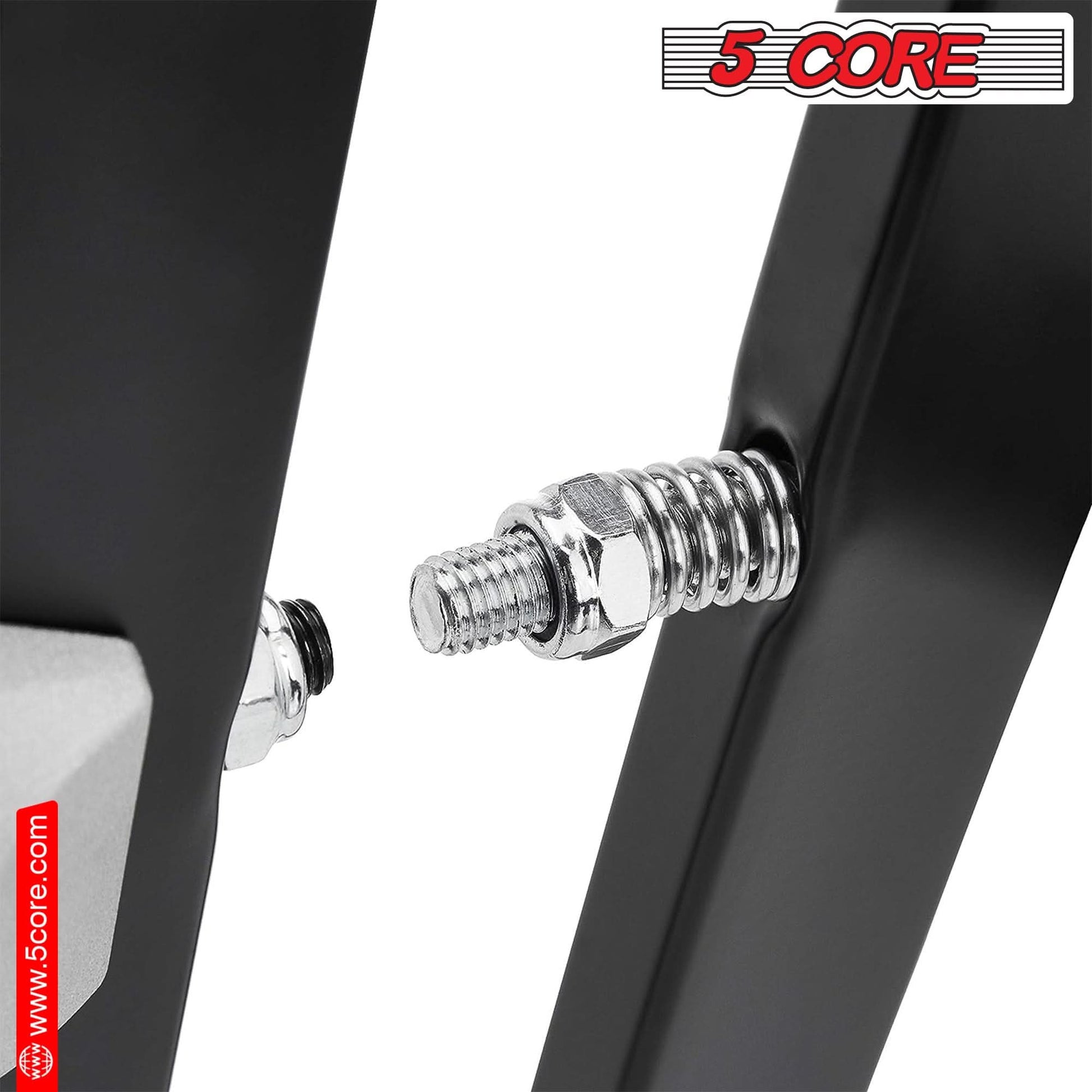 5Core Keyboard Stand Double X Style Adjustable Piano Riser For 49 To 88 Keys + Gear-2