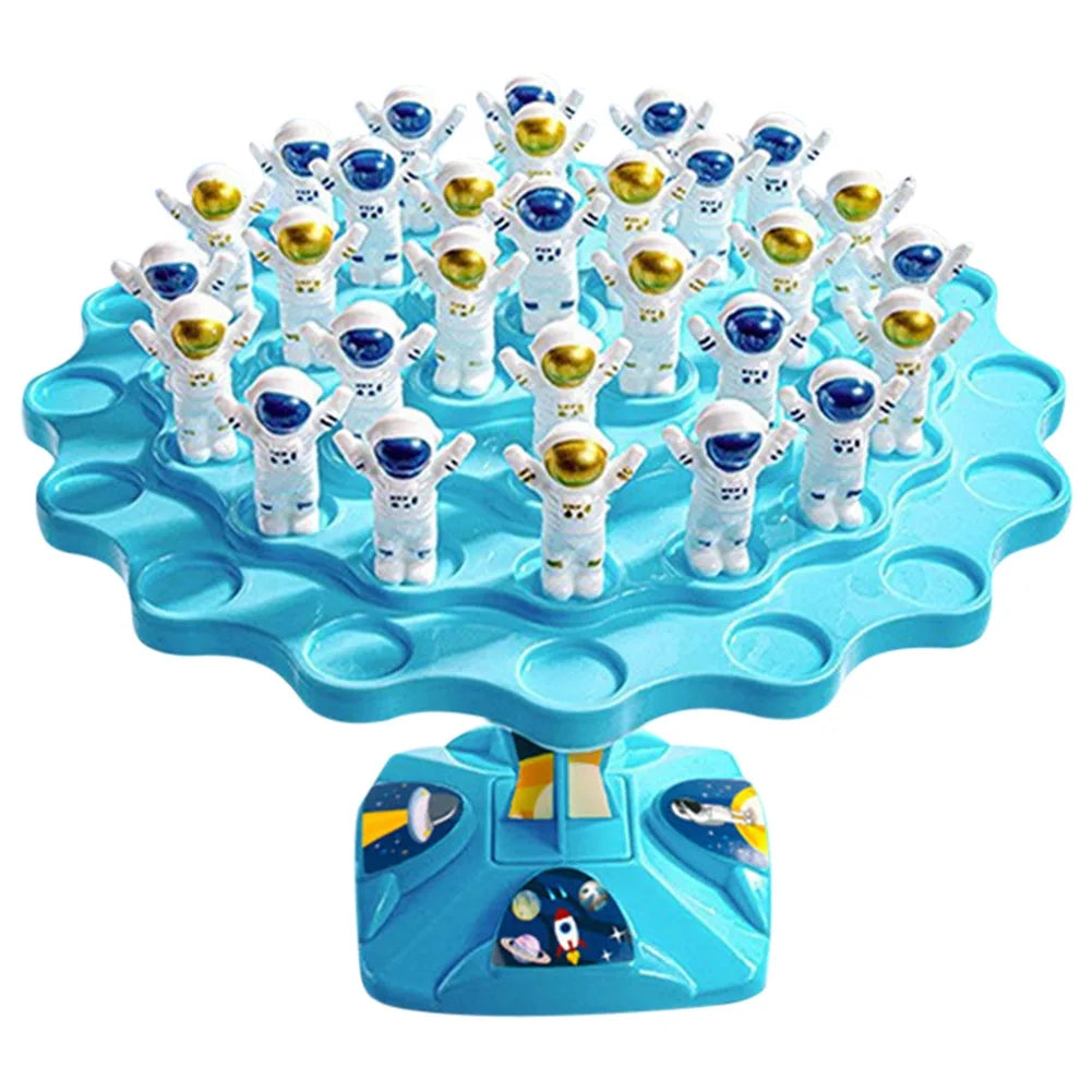 1pc Astronaut Balance Tree Family Entertainment Toy Parent-child Interaction Game Party Toy Battle Game Balancing Board Game