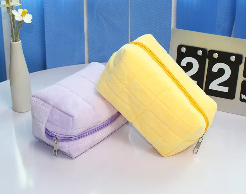Kawaii Pillow Pencil Case Girls School Supplies Pen Pouch Cute Korean Stationery Pencil Boxes For Office