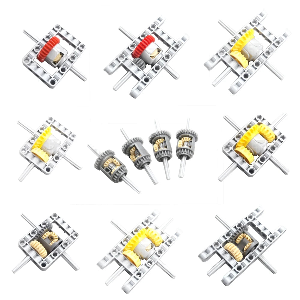 Power Function Building Block Technical Motor Parts Multi PF Tool Compatible 8293 8883 Car Train M L XLServo Motor Bricks Toy