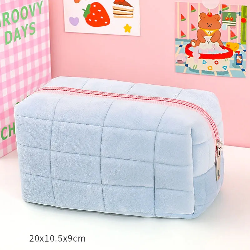 Kawaii Pillow Pencil Case Girls School Supplies Pen Pouch Cute Korean Stationery Pencil Boxes For Office