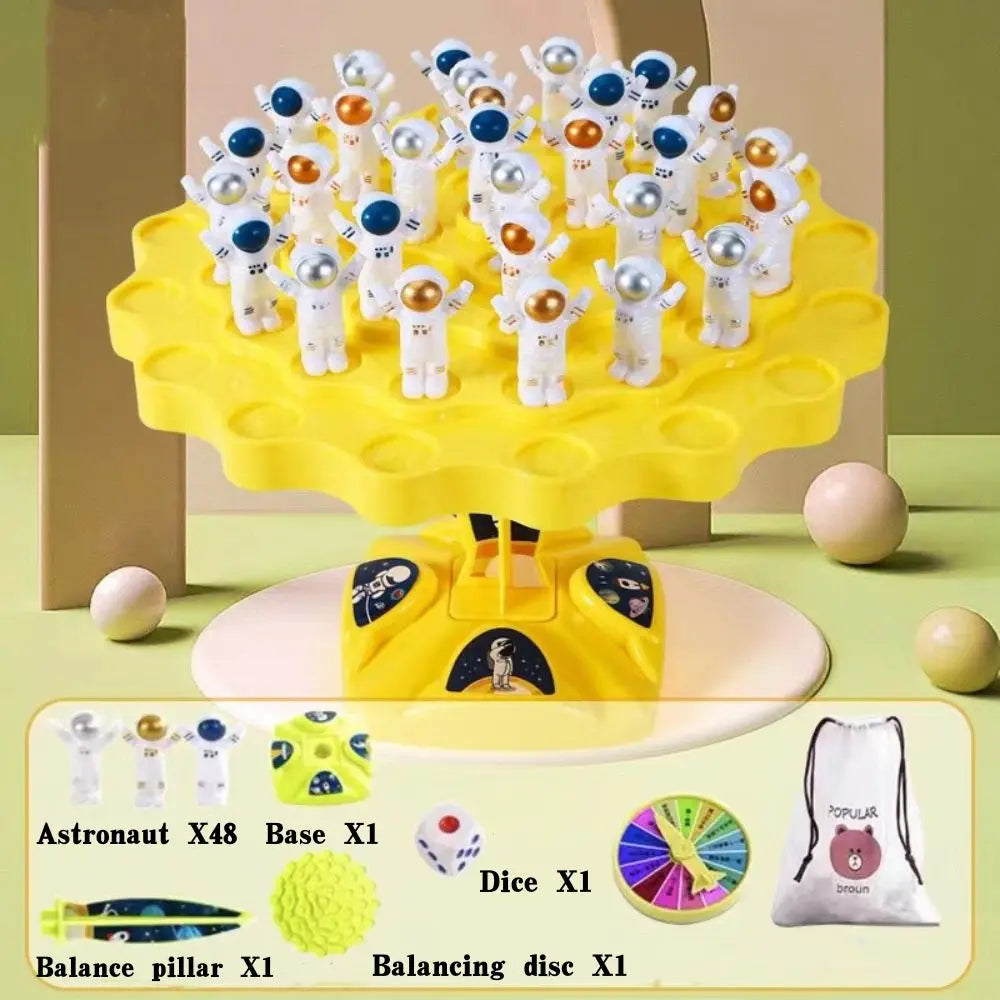 1pc Astronaut Balance Tree Family Entertainment Toy Parent-child Interaction Game Party Toy Battle Game Balancing Board Game