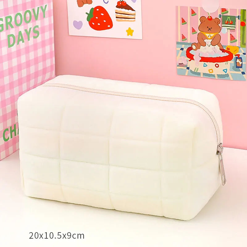 Kawaii Pillow Pencil Case Girls School Supplies Pen Pouch Cute Korean Stationery Pencil Boxes For Office