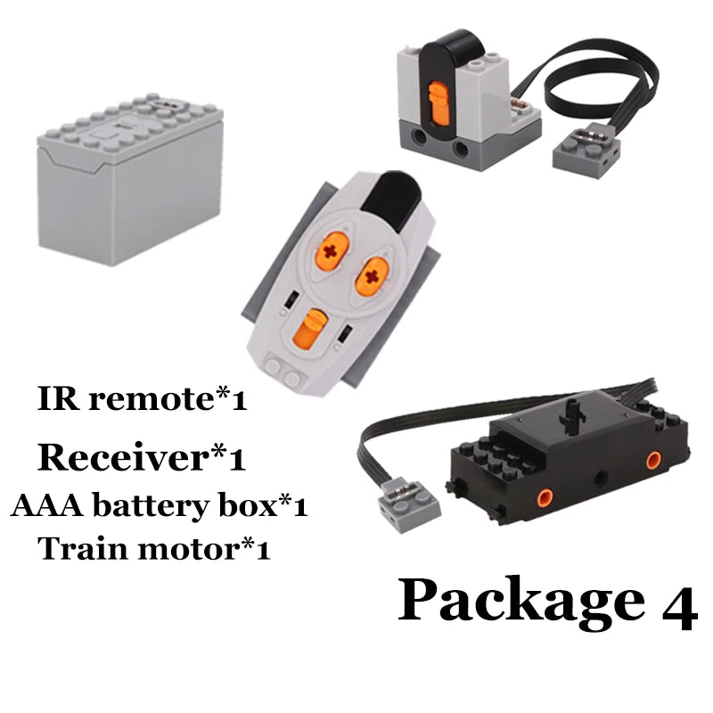 Power Function Building Block Technical Motor Parts Multi PF Tool Compatible 8293 8883 Car Train M L XLServo Motor Bricks Toy