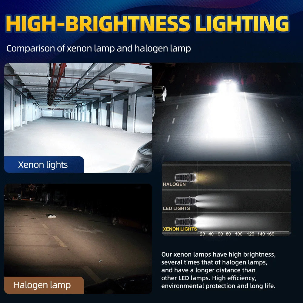 roadsun 2Pcs Headlight D1S D2S D3S D4S Xenon HID Car Bulbs 35W D1 D2 D3 D4 Headlamp 4300K 6000K 8000K 10000K Auto Lamp 12V