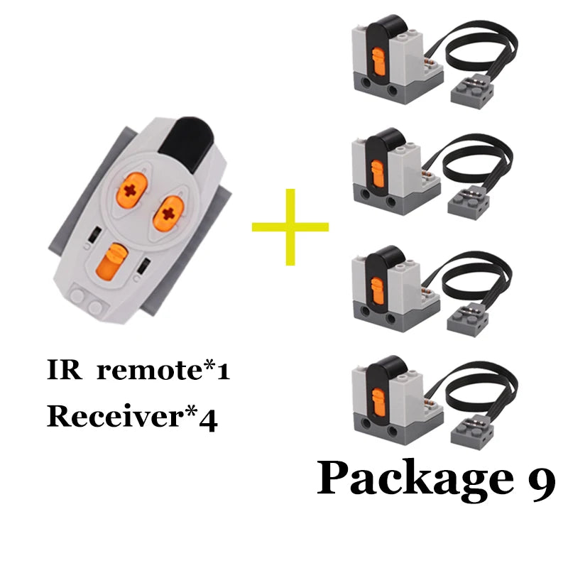 Power Function Building Block Technical Motor Parts Multi PF Tool Compatible 8293 8883 Car Train M L XLServo Motor Bricks Toy