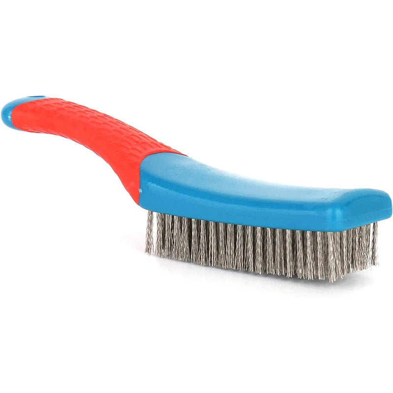 Heavy Duty Stainless Steel Wire Brush - Rust Removal Tool