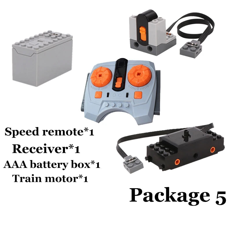 Power Function Building Block Technical Motor Parts Multi PF Tool Compatible 8293 8883 Car Train M L XLServo Motor Bricks Toy