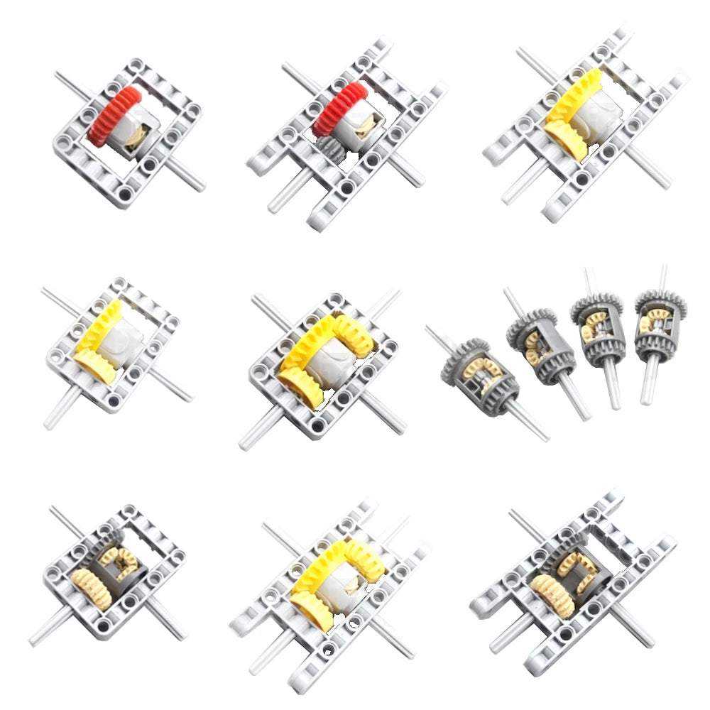 Power Function Building Block Technical Motor Parts Multi PF Tool Compatible 8293 8883 Car Train M L XLServo Motor Bricks Toy