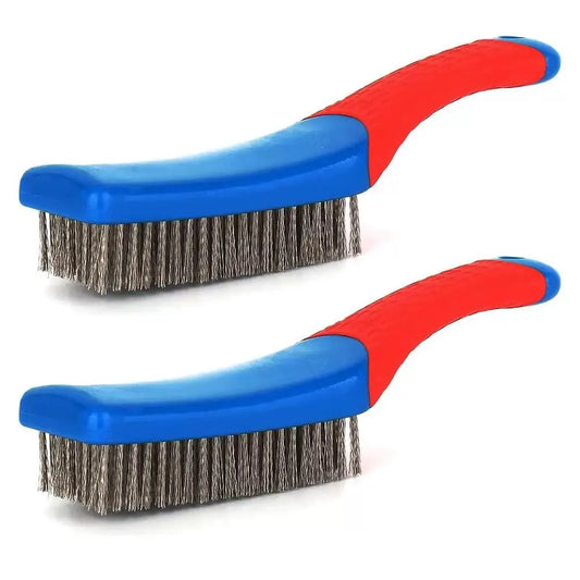 Heavy Duty Stainless Steel Wire Brush - Rust Removal Tool