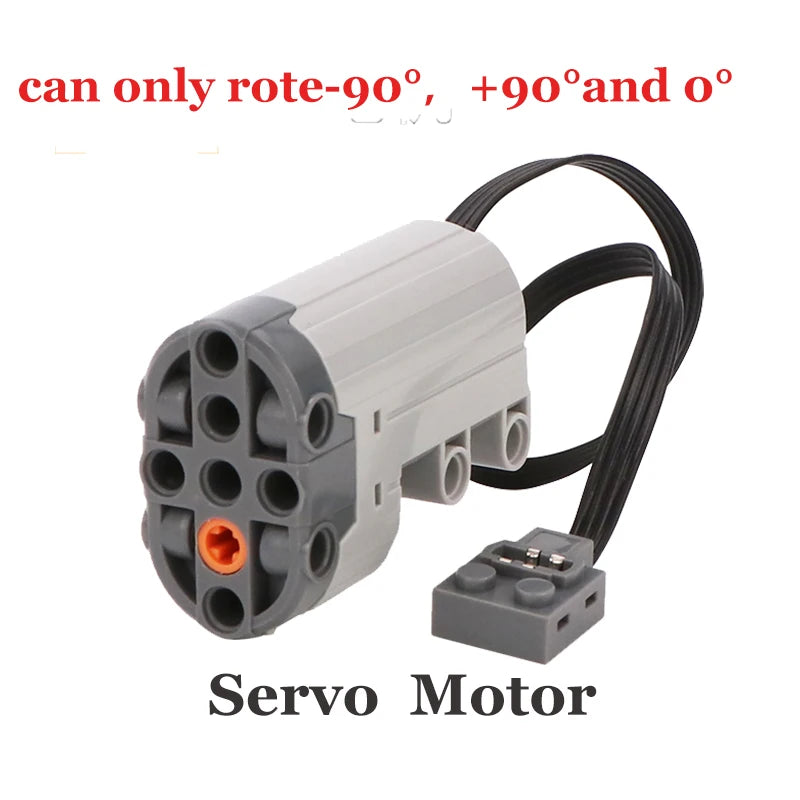 Power Function Building Block Technical Motor Parts Multi PF Tool Compatible 8293 8883 Car Train M L XLServo Motor Bricks Toy