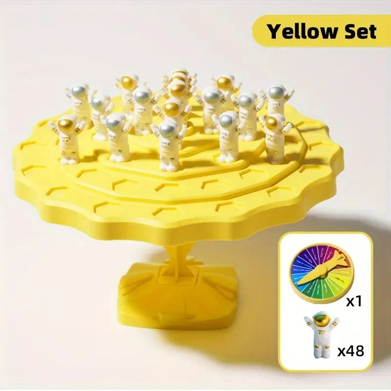 1pc Astronaut Balance Tree Family Entertainment Toy Parent-child Interaction Game Party Toy Battle Game Balancing Board Game