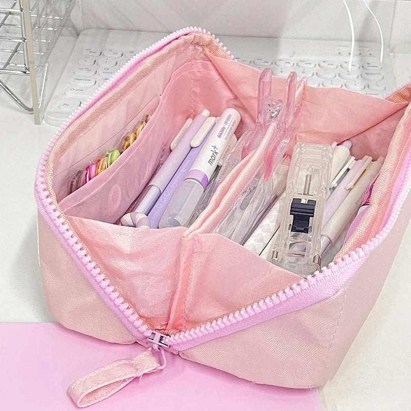 Kawaii  Pencil Case Cute Animal Pencilcases Large School Pencil Bags For Maiden Girl Stationery Supplies