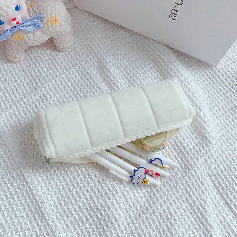Kawaii Pillow Pencil Case Girls School Supplies Pen Pouch Cute Korean Stationery Pencil Boxes For Office