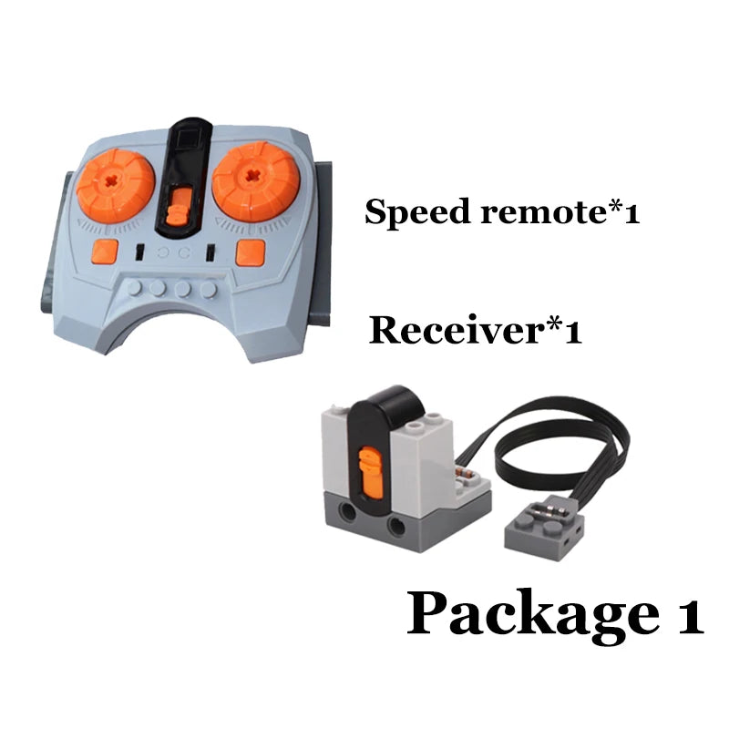 Power Function Building Block Technical Motor Parts Multi PF Tool Compatible 8293 8883 Car Train M L XLServo Motor Bricks Toy