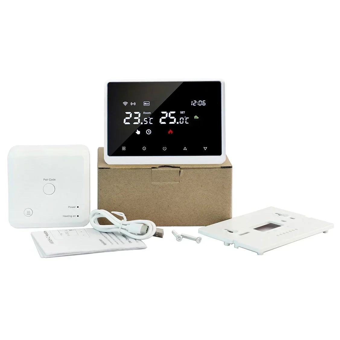 Tuya RF WiFi Smart Thermostat Temperature Controller for Gas Boiler Water Heating Wireless WiFi Thermostat Work with Alexa Googe
