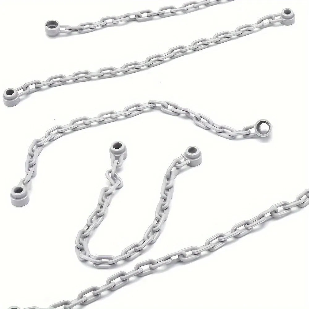 5pcs Chain 1x16 Length Building Block Accessories Moc Model Components Assembly Gifts Diy Creative Toys