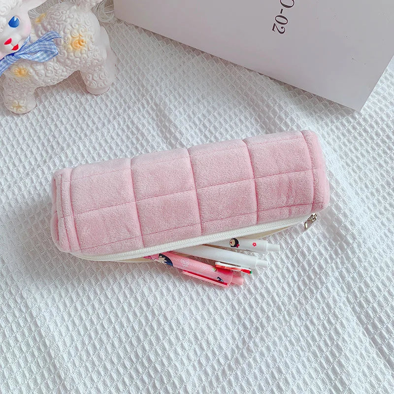 Kawaii Pillow Pencil Case Girls School Supplies Pen Pouch Cute Korean Stationery Pencil Boxes For Office